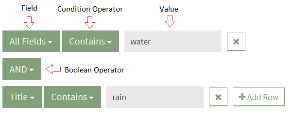 Advanced Search Query Constructor